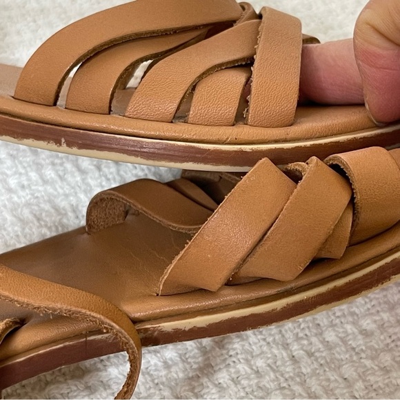 Girls Zara Soft Leather Sandals Size 30 - Picture 8 of 10